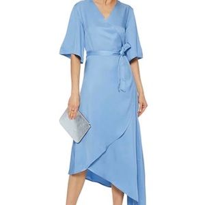 Iris & Ink blue midi dress NWT